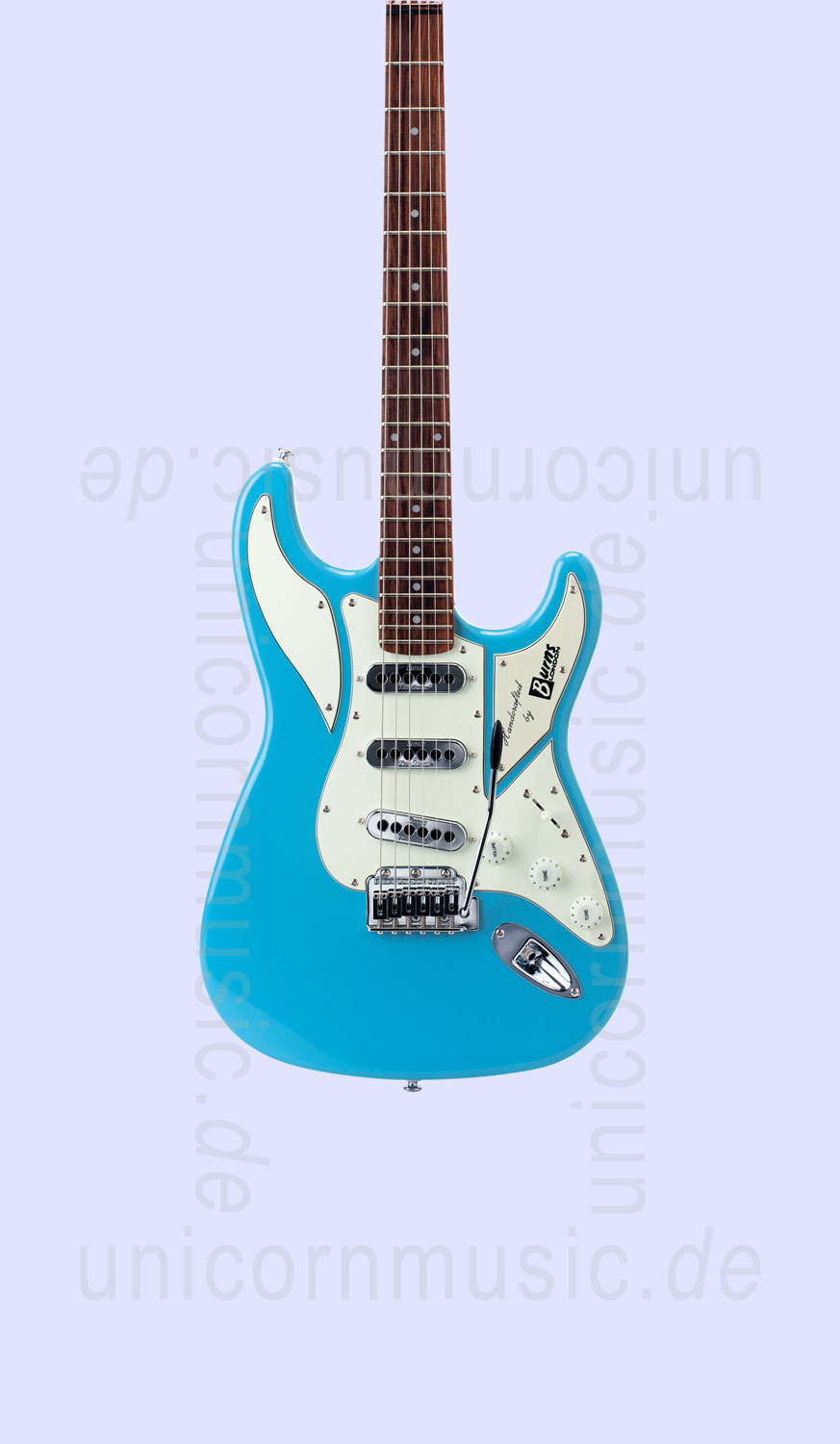 to article description / price Electric Guitar BURNS COBRA - guards red or other colours