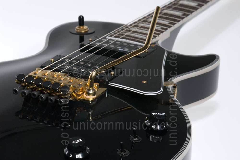 to article description / price Electric Guitar BURNY RLC 105S BLK FLOYD ROSE - BLACK + Sustainer