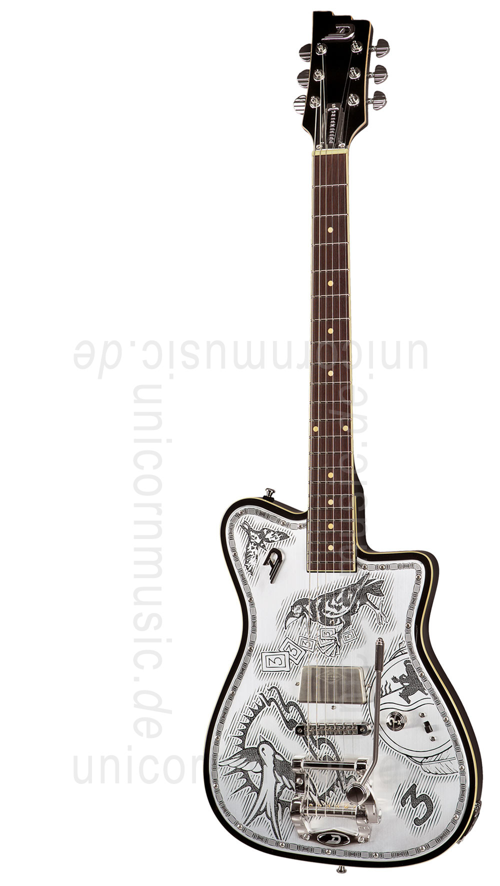 to article description / price Electric Guitar DUESENBERG JOHNNY DEPP Alliance Series - Black - Tremolo + custom line case