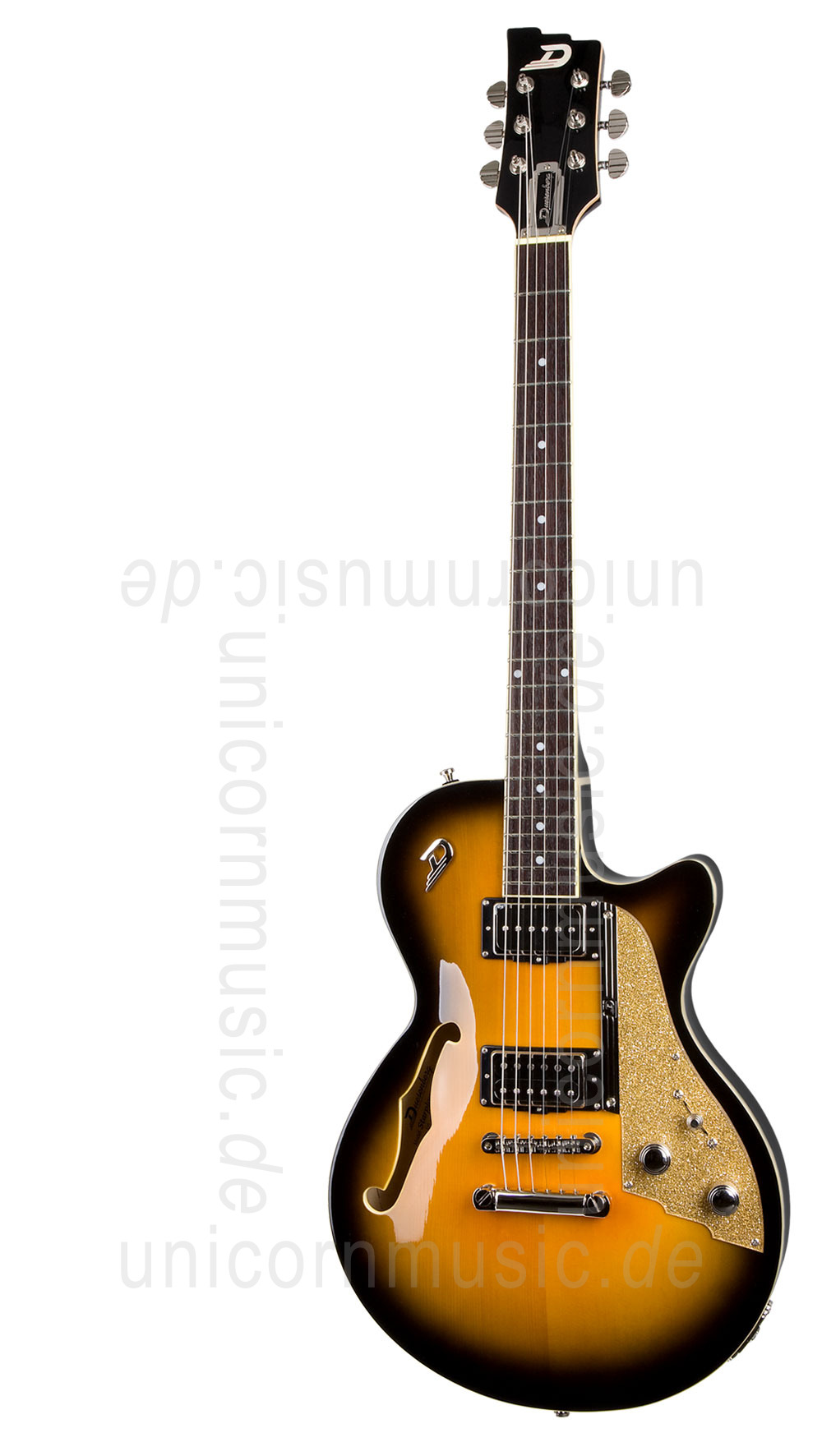 to article description / price Electric Guitar DUESENBERG STARPLAYER TV -  Two Tone Sunburst - Stop Tailpiece + Custom Line Case