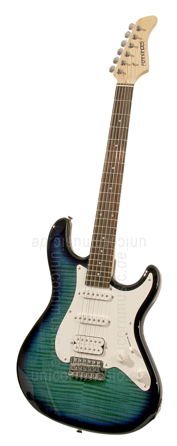 to article description / price Electric Guitar FERNANDES RETROROCKET X - SSH Version - Blue Flame