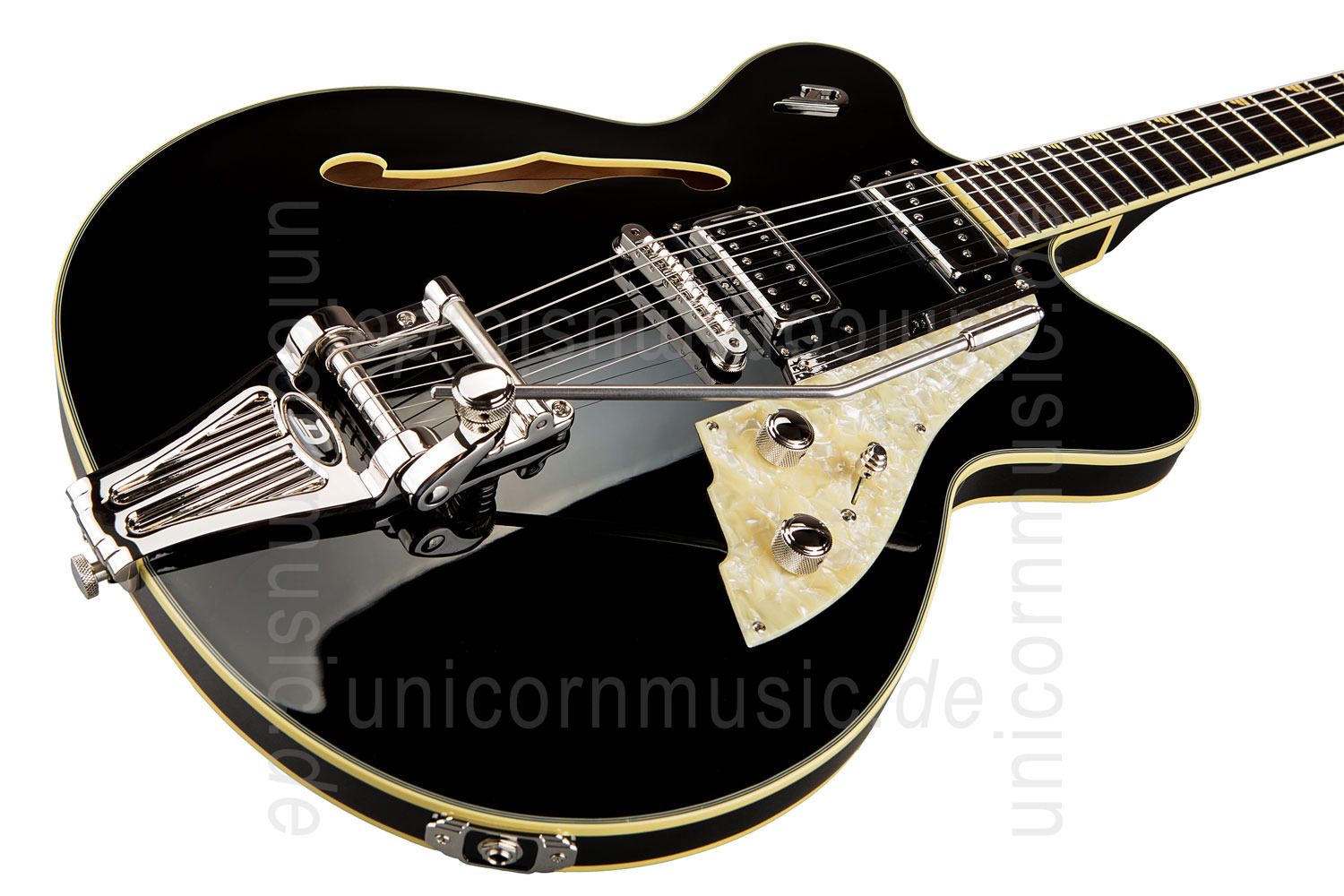 to article description / price Electric Guitar DUESENBERG FULLERTON ELITE - Black + Custom Line Case