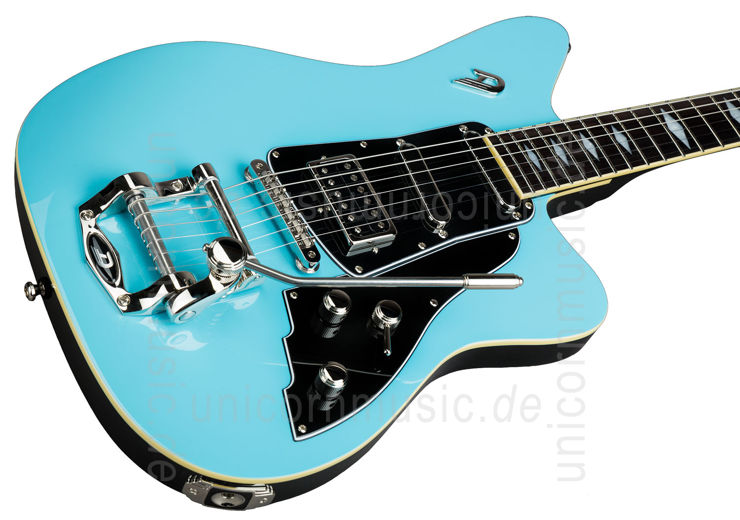 to article description / price Electric Guitar DUESENBERG PALOMA - Narvik Blue + custom line case