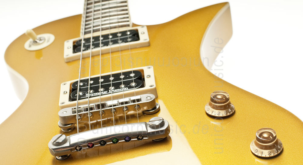 to article description / price Electric Guitar FERNANDES RAVELLE DELUXE - Gold Top + Case