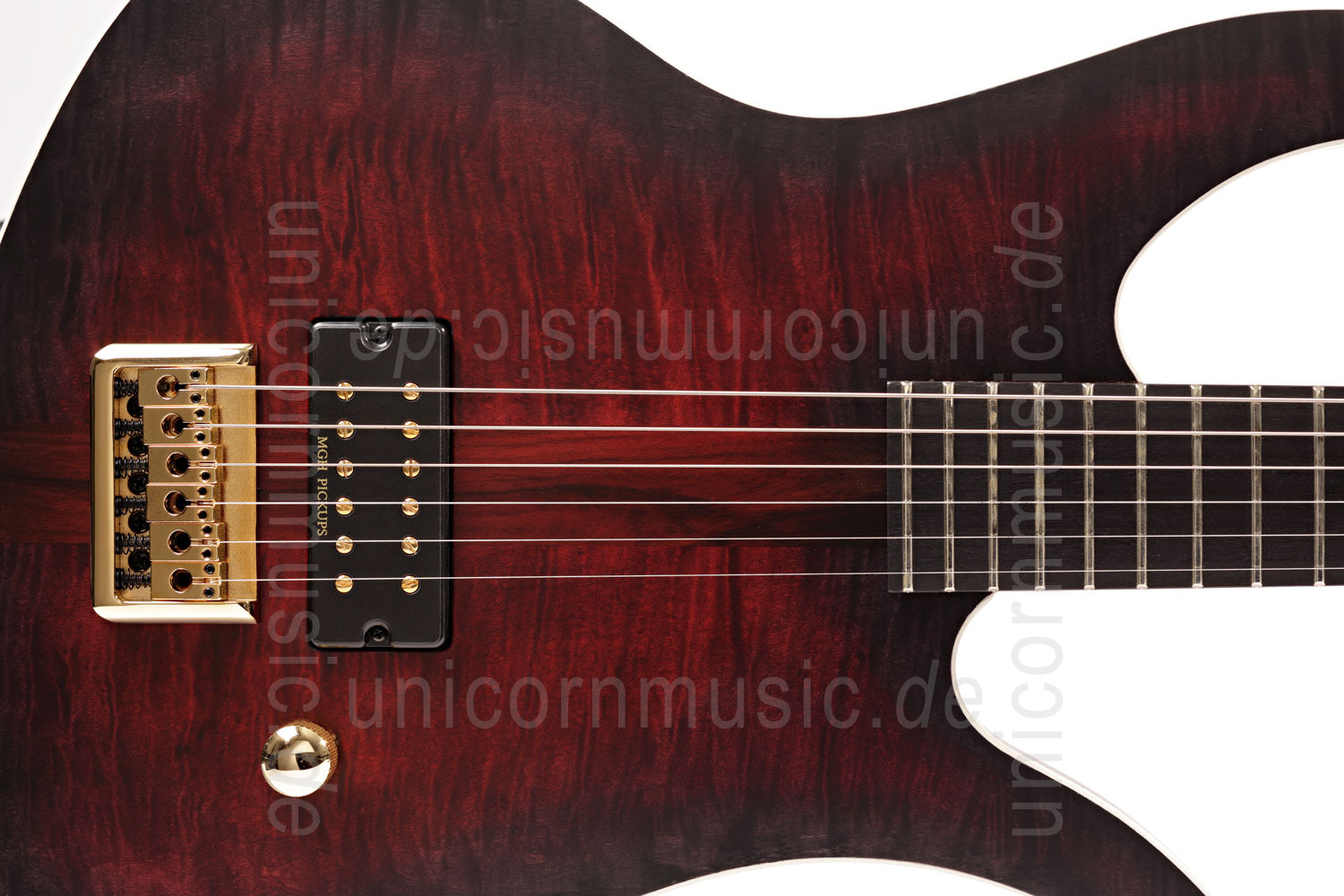 to article description / price Electric MGH GUITARS Blizzard Beast Premium Deluxe - black cherry burst  - made in Germany