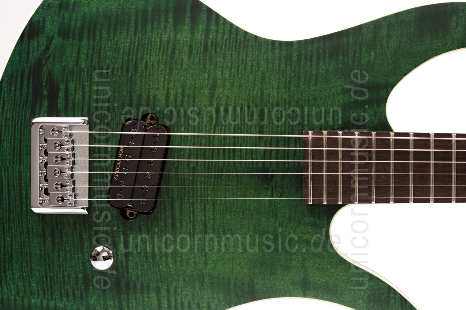 to article description / price Electric MGH GUITARS Blizzard Beast Standard Supreme - dark green + softcase - made in Germany