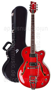 Large view Electric Guitar DUESENBERG IMPERIAL - Red Burst + Custom Line Case