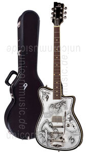 Large view Electric Guitar DUESENBERG JOHNNY DEPP Alliance Series - Black - Tremolo + custom line case