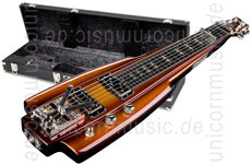 Large view Electric Guitar DUESENBERG FAIRYTALE LAPSTEEL - Gold Burst + Custom Line Case