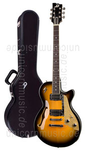 Large view Electric Guitar DUESENBERG STARPLAYER TV -  Two Tone Sunburst - Stop Tailpiece + Custom Line Case