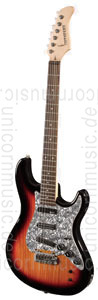 Large view Electric Guitar FERNANDES RETROROCKET ELITE 2007 - 2 Tone Sunburst - Sustainer + Case