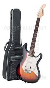 Large view Electric Guitar FERNANDES RETROROCKET X - SSH Version - 3 Tone Sunburst