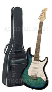 Large view Electric Guitar FERNANDES RETROROCKET X - SSH Version - Blue Flame