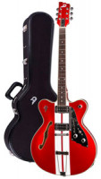 Electric Guitar DUESENBERG FULLERTON HOLLOW  MIKE CAMPBELL 2 - Candy Apple Red + Custom Line Case