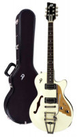 Electric Guitar DUESENBERG STARPLAYER TV - Vintage White + Custom Line Case