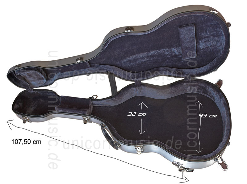 to article description / price Fibreglass Case for dreadnought acoustic guitars - JAKOB WINTER CE152 - different colours