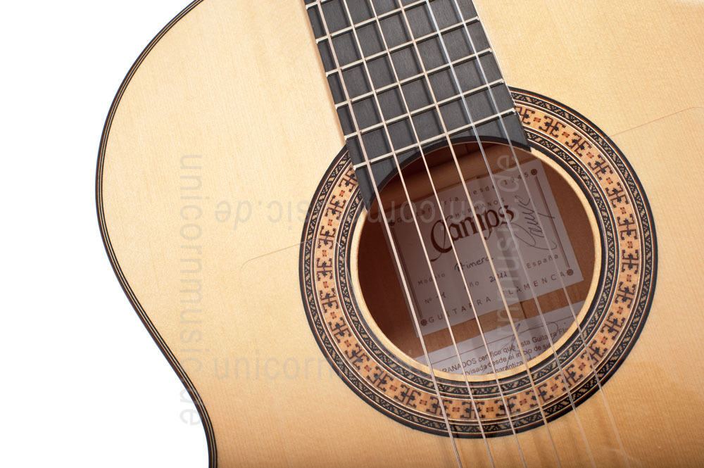 to article description / price Spanish Flamenco Guitar CAMPS PRIMERA CYPRESS (blanca) - all solid - spruce top