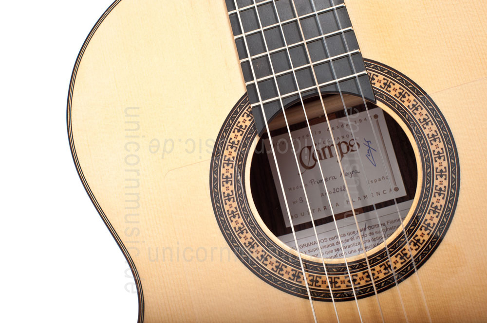 to article description / price Spanish Flamenco Guitar CAMPS PRIMERA NEGRA - all solid - spruce top