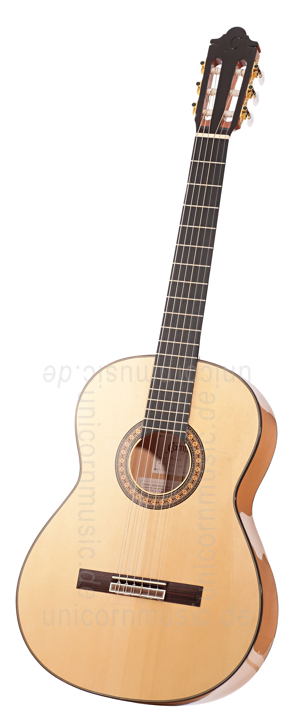 to article description / price Spanish Flamenco Guitar CAMPS PRIMERA A CYPRESS (blanca) - all solid - spruce top