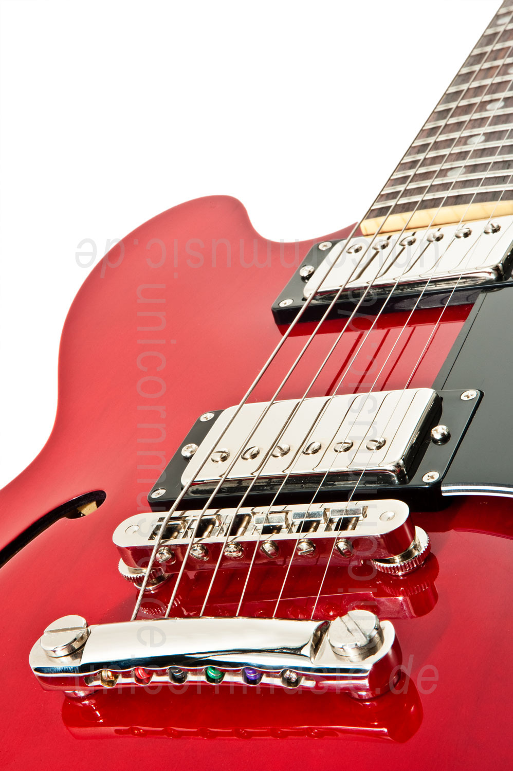 to article description / price Semi-Resonance Archtop Jazz Guitar BURNY RSA-75-CR Cherry Red + hardcase