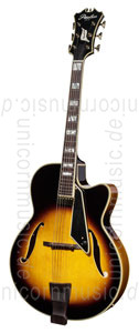 Large view Full-Resonance Archtop Jazz Guitar - PEERLESS MONARCH + hardcase - all solid