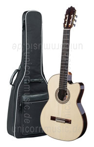 Large view Spanish Classical Guitar JOAN CASHIMIRA MODEL 130 Cutaway Thinline Spruce - without pickup - solid spruce top
