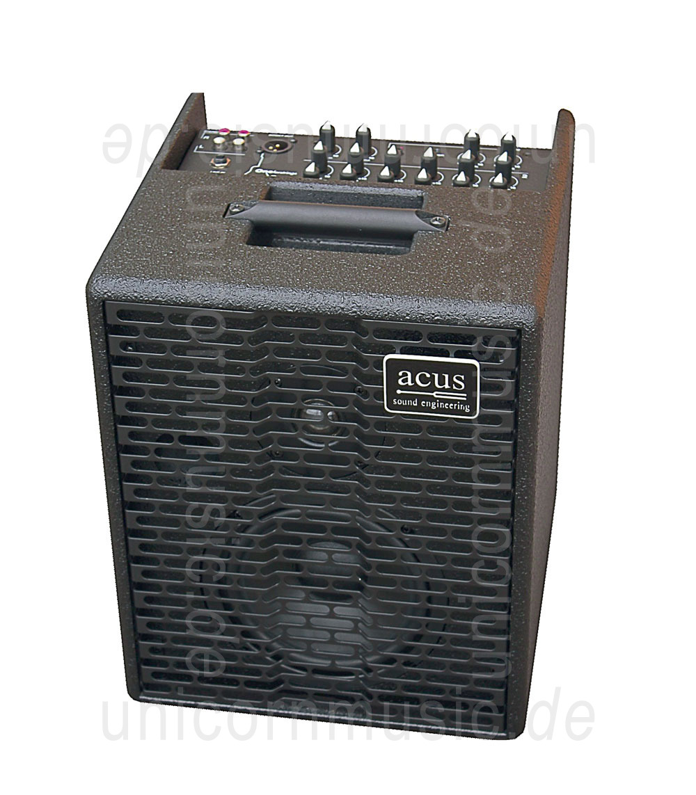 to article description / price Acoustic Amplifier - ACUS ONE 6 Black - 3x channel (2x instrumental / independently controllable