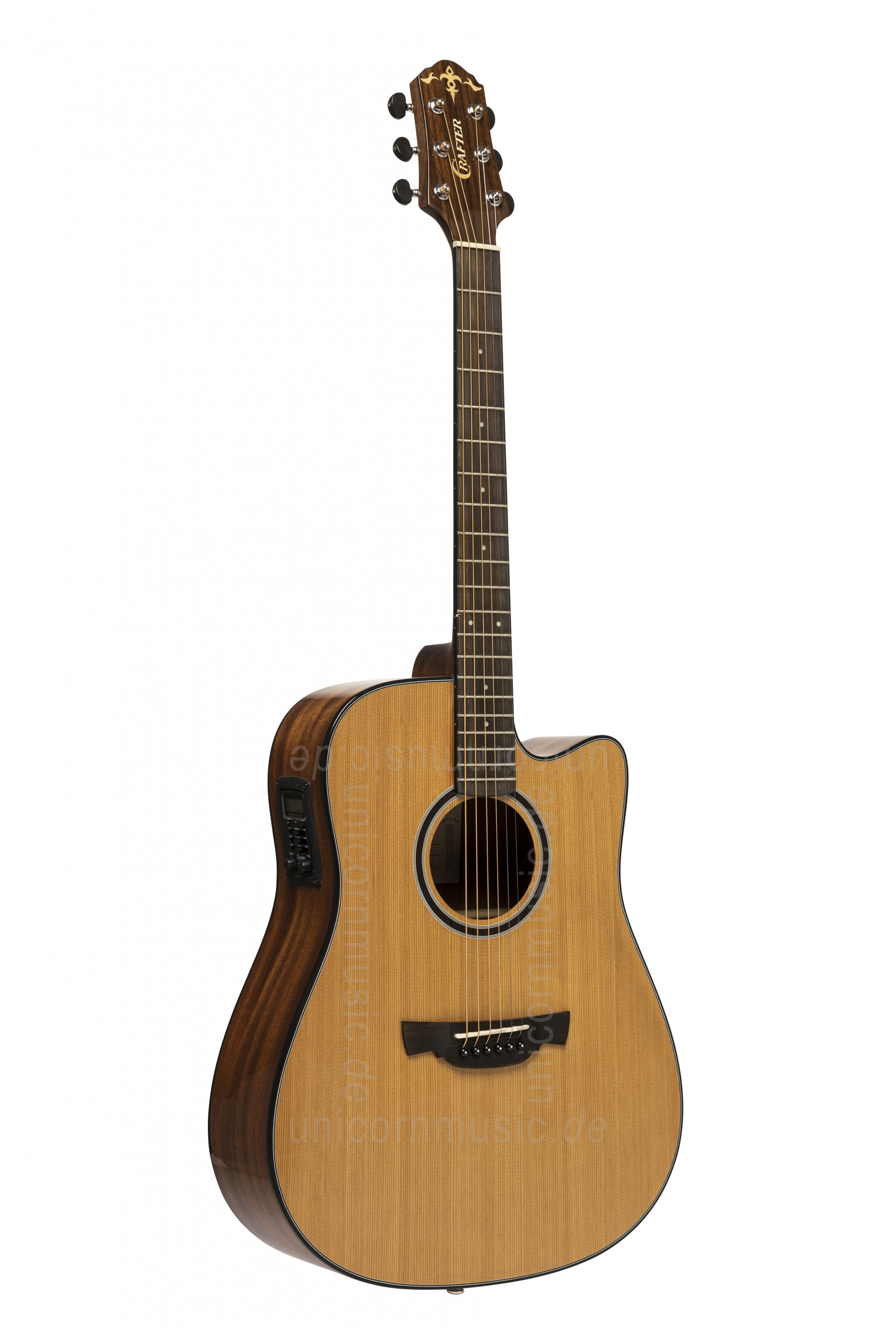 to article description / price Acoustic Guitar - CRAFTER Able D630CE N - Dreadnought - solid cedar top