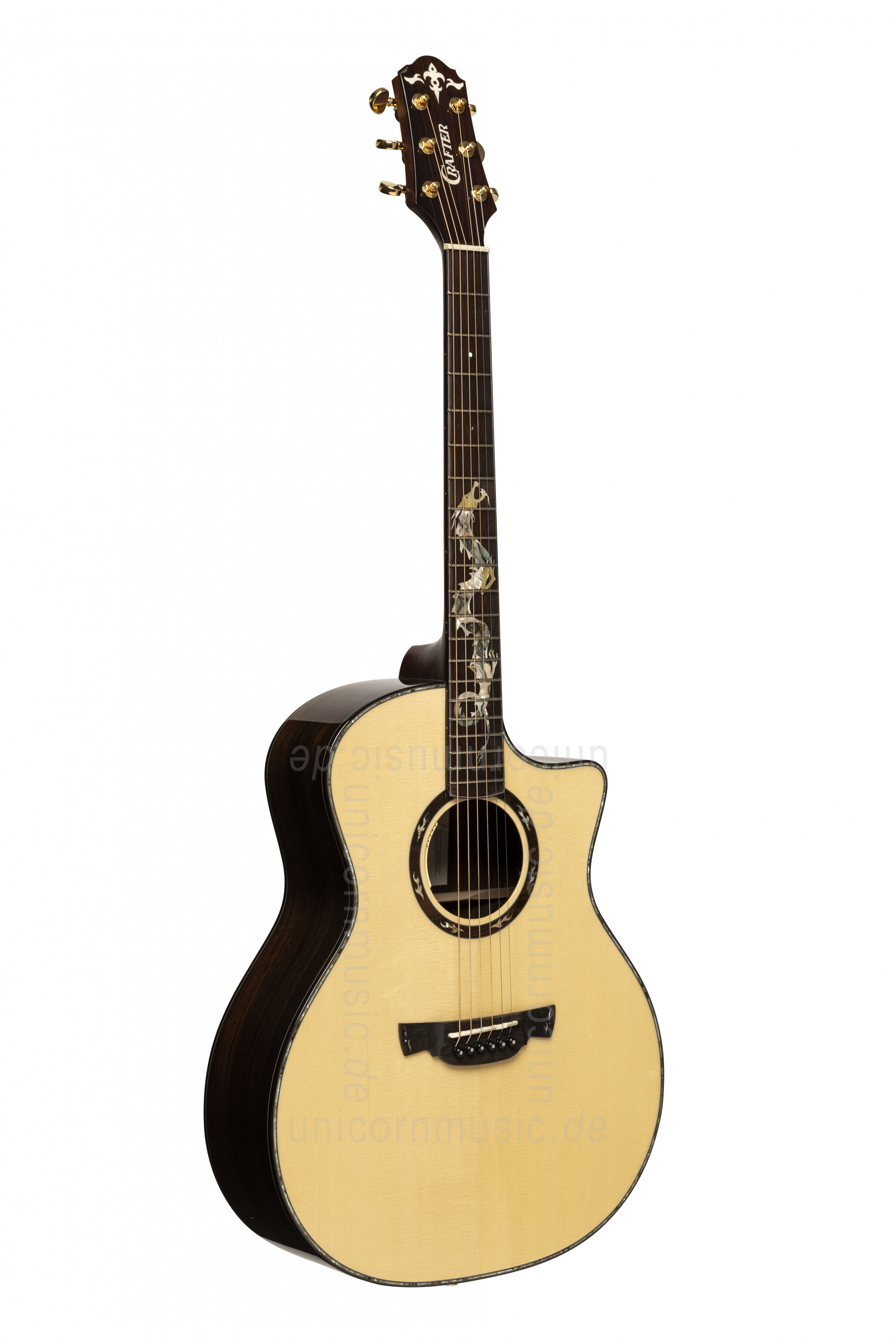 to article description / price Acoustic Guitar - CRAFTER G-1000ce - Dragon - Grand Auditorium - solid spruce top