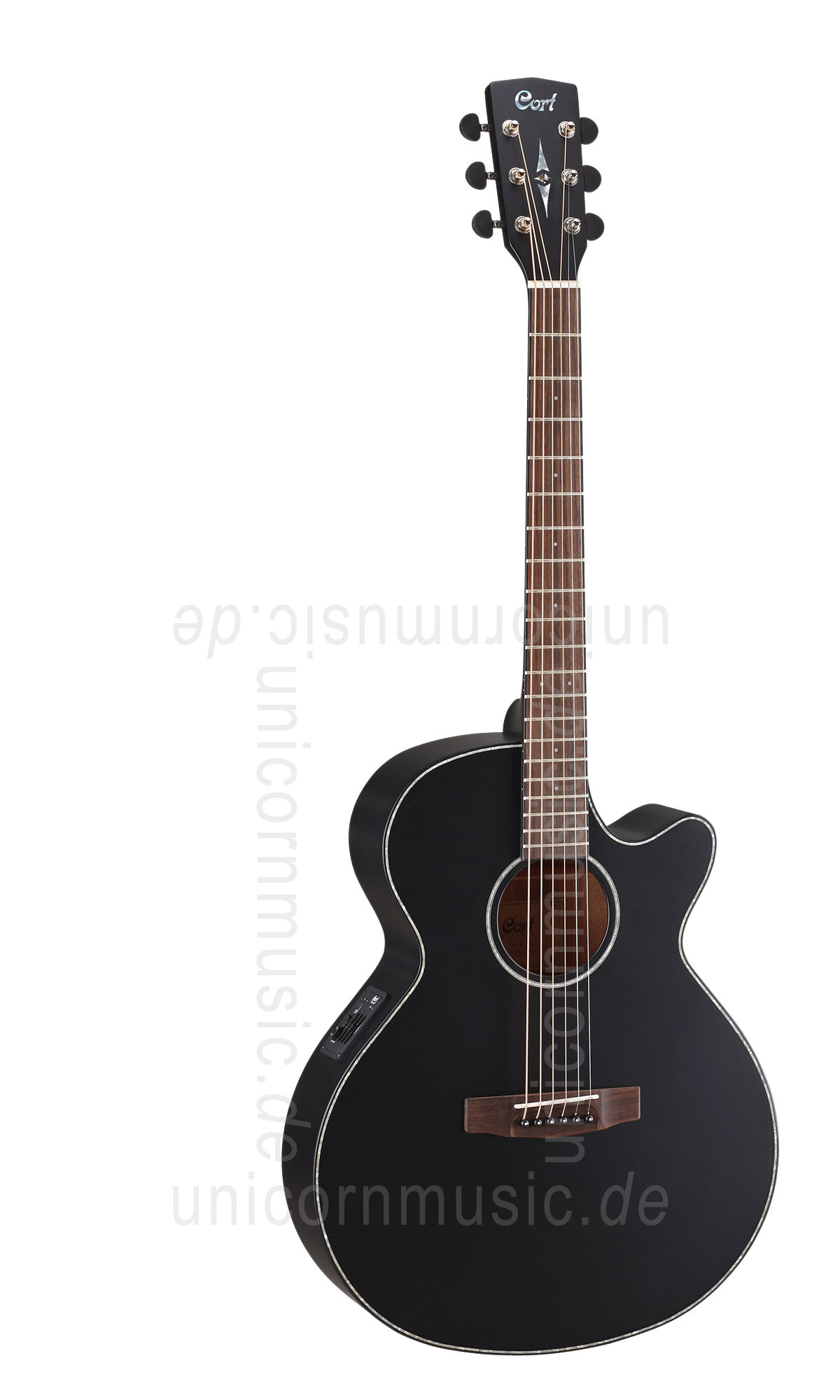 to article description / price Acoustic Guitar CORT SFX E BS - Super Folk - Pickup - Cutaway - solid spruce top