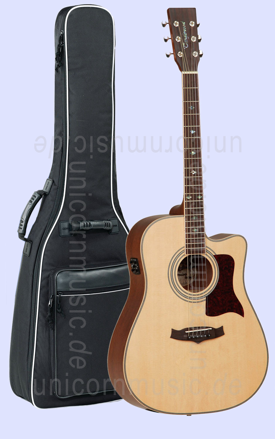 to article description / price Acoustic Guitar TANGLEWOOD TW115/CE - Premier Series - Electro Cutaway - B-Band - solid top