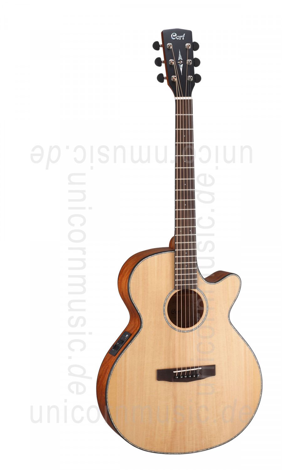 Acoustic Guitar CORT SFX E NS - Super Folk - Pickup - Cutaway - solid  spruce top, Factory-new buy at , Guitars, Acoustic  Guitars, musical instruments, Steelstring Guitars, Acoustic Guitars, WG-SFX -E-NS