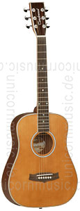 Large view Acoustic Guitar TANGLEWOOD BABY TB-DLX - Evolution Series - Travelling Guitar- solid top + gigbag