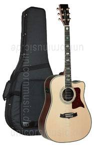 Large view Acoustic Guitar TANGLEWOOD TW1000/C E - Sundance Series -  Fishman Presys Plus EQ - Cutaway -  solid top