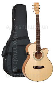 Large view Acoustic Guitar TANGLEWOOD TW46-FMP-B - Sundance Series - B-Band - Super Folk - Electro Cutaway - solid top