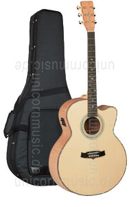 Large view Acoustic Guitar TANGLEWOOD TW66-FMP-B - Sundance Series - B-Band - Jumbo - Electro Cutaway - solid top